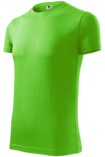 Modna koszulka męska, zielone jabłko