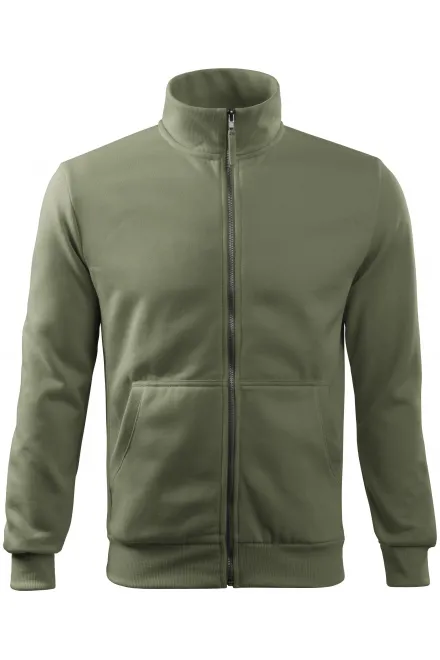 Prosta bluza męska bez kaptura - khaki, M