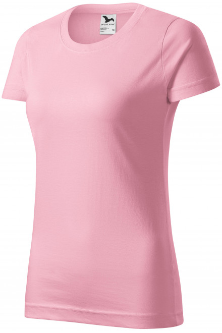 Prosta koszulka damska, różowy, różowe koszulki