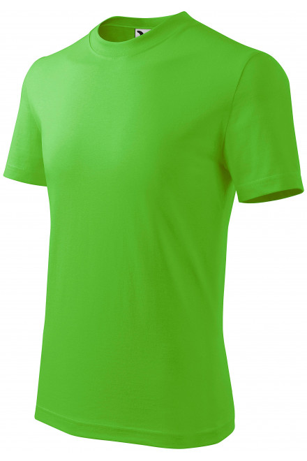 Prosta koszulka dziecięca, zielone jabłko, koszulki dziecięce