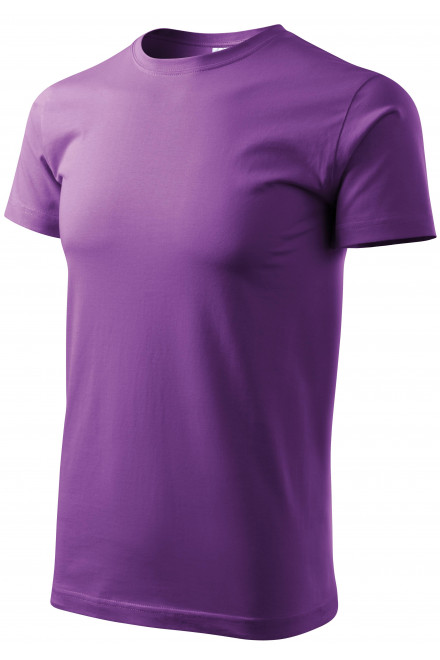 Prosta koszulka męska, purpurowy, męskie koszulki