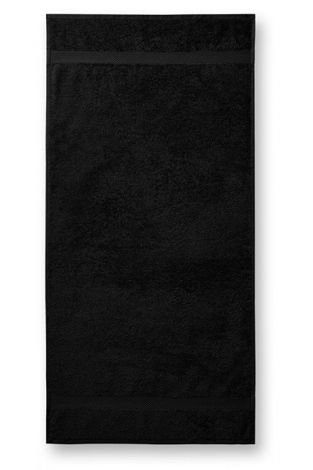 Ręcznik bawełniany o dużej gramaturze, 50x100cm, czarny