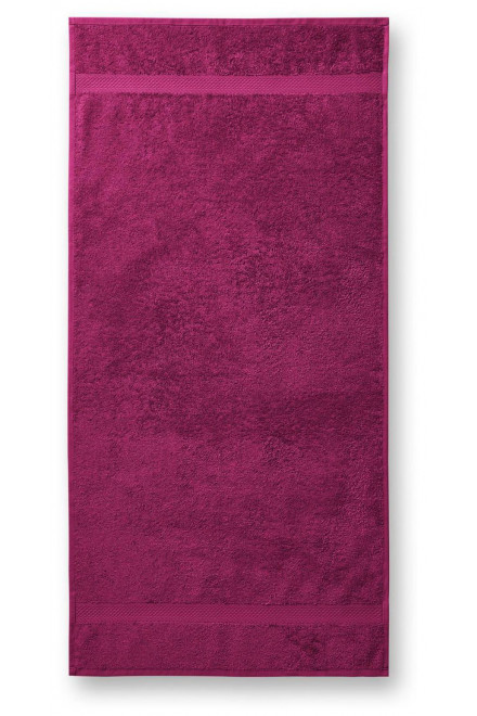 Ręcznik bawełniany o dużej gramaturze, 50x100cm, fuksja