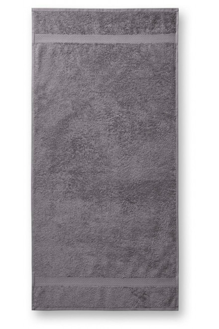 Ręcznik bawełniany o dużej gramaturze, 50x100cm, stare srebro, ręczniki