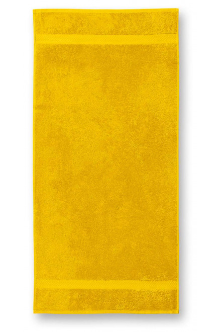 Ręcznik bawełniany o dużej gramaturze, 50x100cm, żółty
