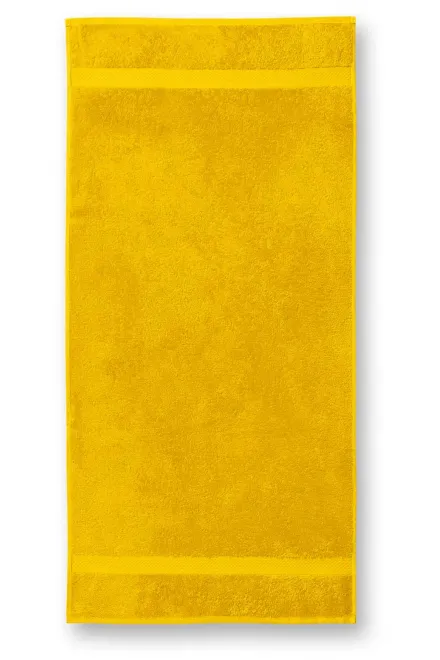 Ręcznik bawełniany o dużej gramaturze, 50x100cm, żółty