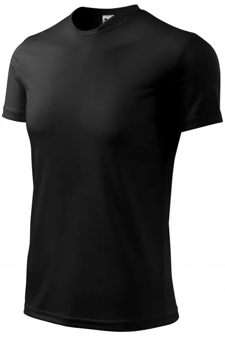 T-shirt z asymetrycznym dekoltem, czarny