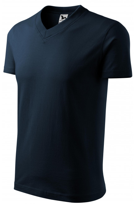 T-shirt z krótkim rękawem o średniej gramaturze, ciemny niebieski, koszulki