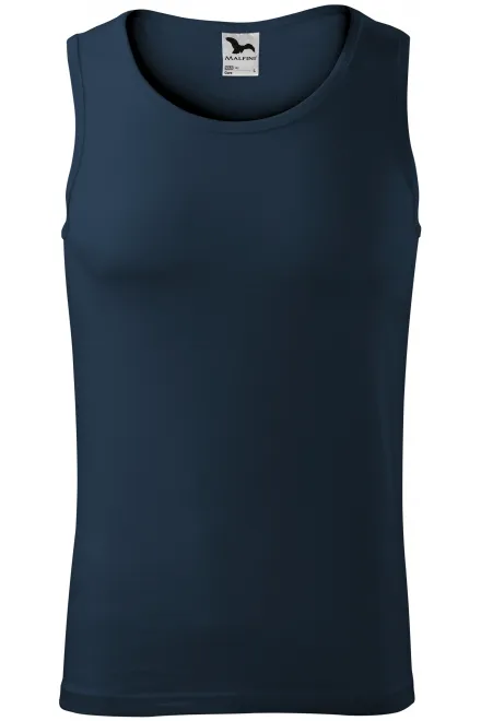 Tank top męski - ciemny niebieski, S