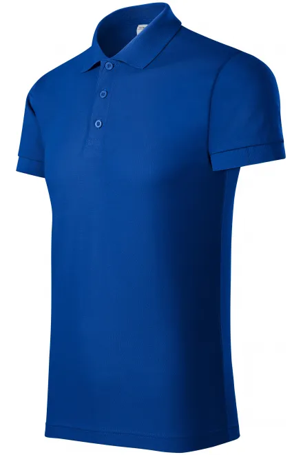 Wygodna męska koszulka polo, królewski niebieski