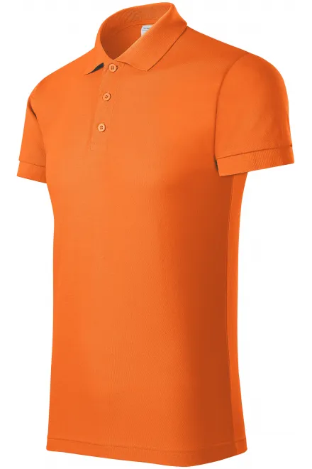 Wygodna męska koszulka polo, pomarańczowy